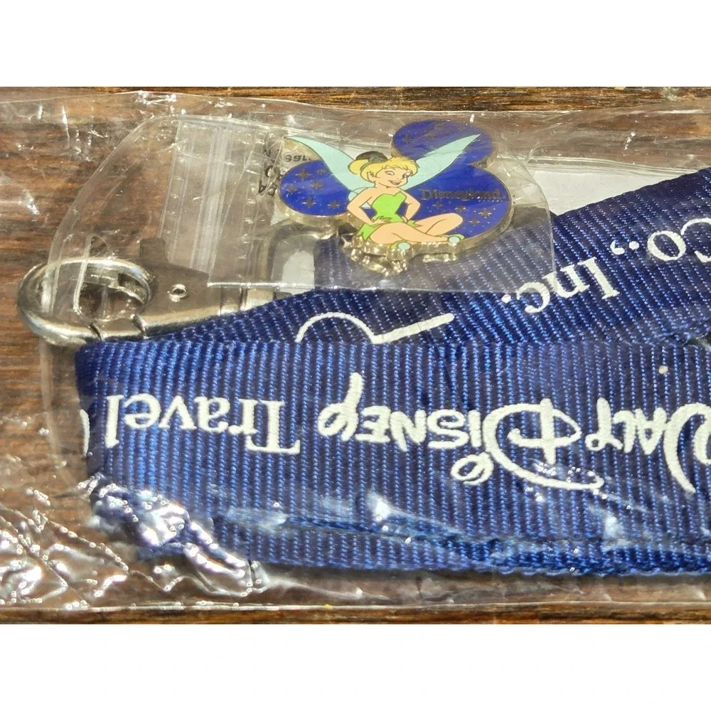Walt Disney Travel Company Trading Pin Disneyland Tinker Bell Blue Mickey Ears